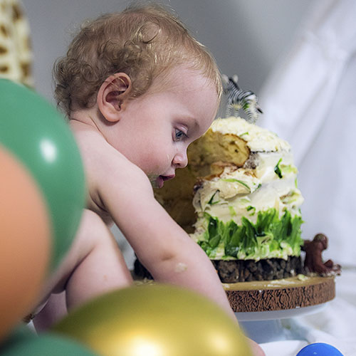 Logan's 1st birthday cake bash image 03