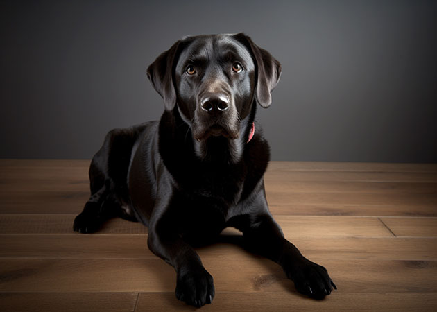 Pet Portrait of a Black Labrador image 03