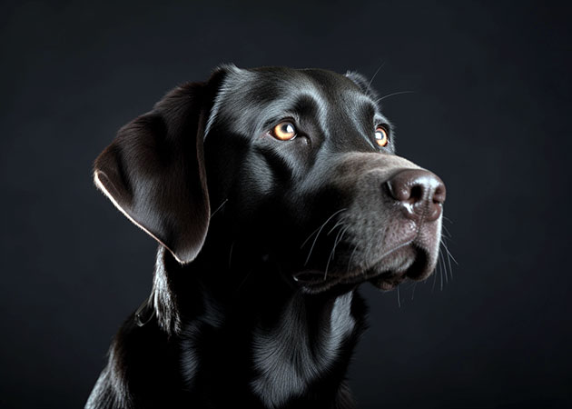 Pet Portrait of a Black Labrador image 04