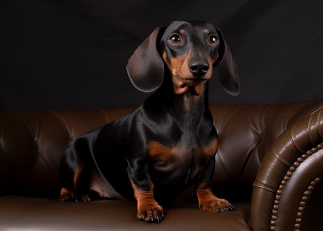 Pet Portrait of a Dachshund image 01