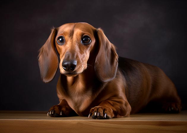 Pet Portrait of a Dachshund image 02